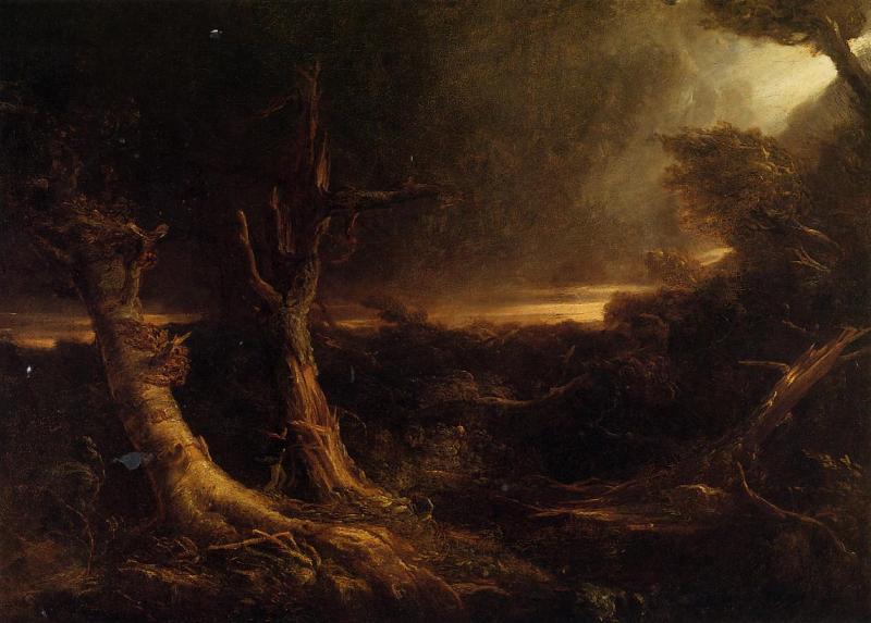 Thomas Cole A Tornado in the Wilderness